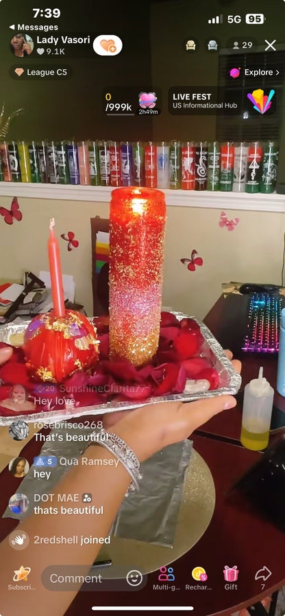 APPLE SPELL WITH (7) DAY CANDLE