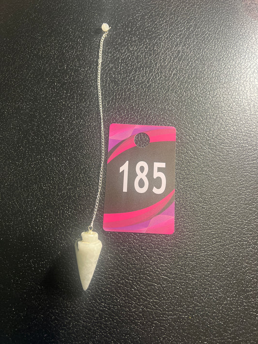 #185  Rainbow Moonstone pendulum