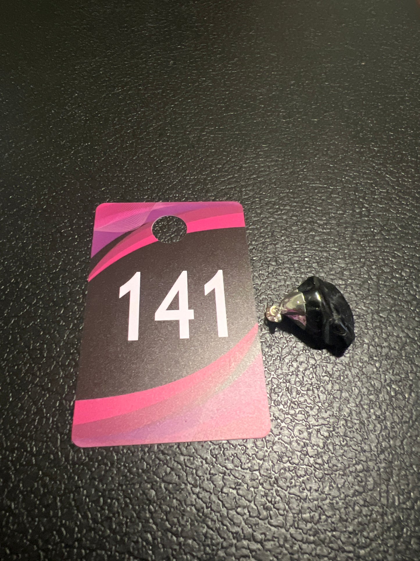 #141 Black Tourmaline Charm