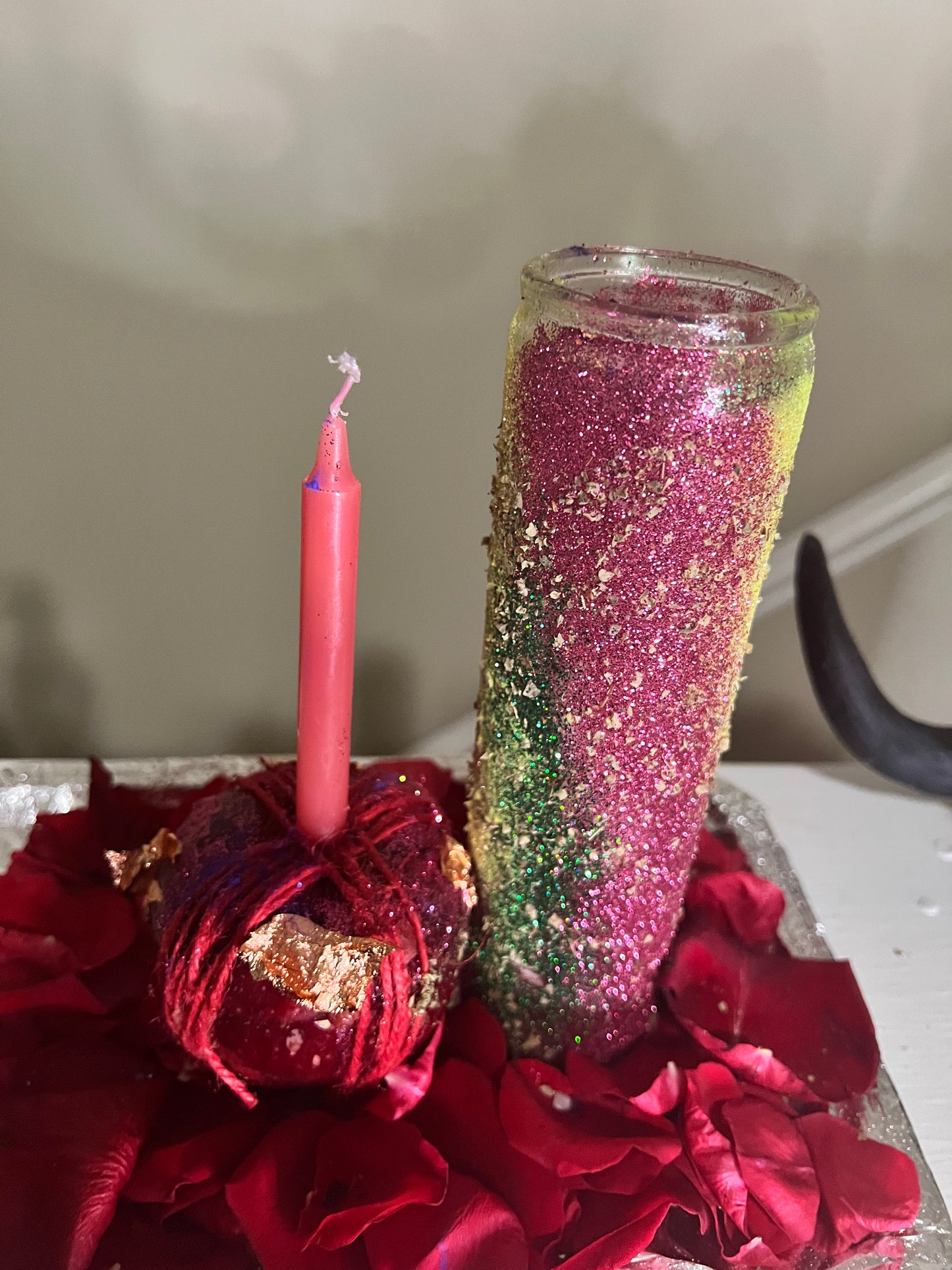 APPLE SPELL WITH (7) DAY CANDLE