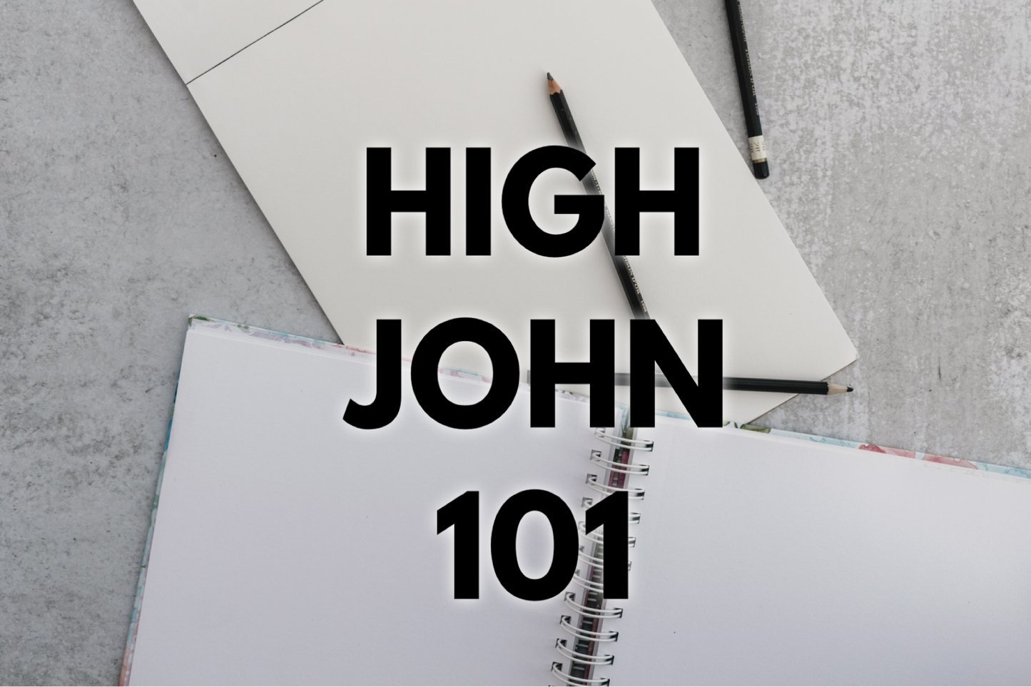 HIGH JOHN 101 WITH LADY VASORI (ZOOM LIVE PRERECORDED)