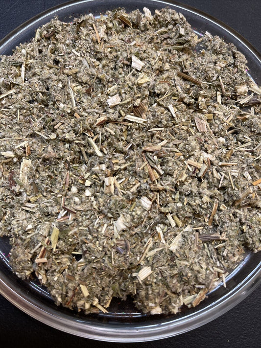 Mugwort (Artemisia vulgaris) - 1 oz Cut and Sifted