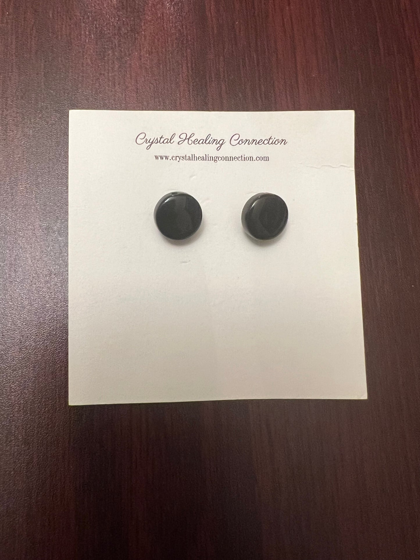 Black Onyx Stone Studs